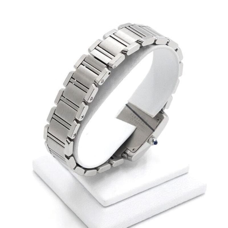 Cartier Tank Française Small Steel Quartz Women's Watch W51008 Q3