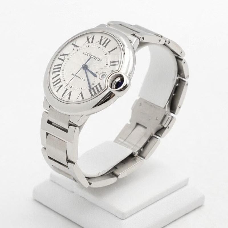 Cartier Ballon Bleu 42mm Large Automatic Steel Men's Watch 51435