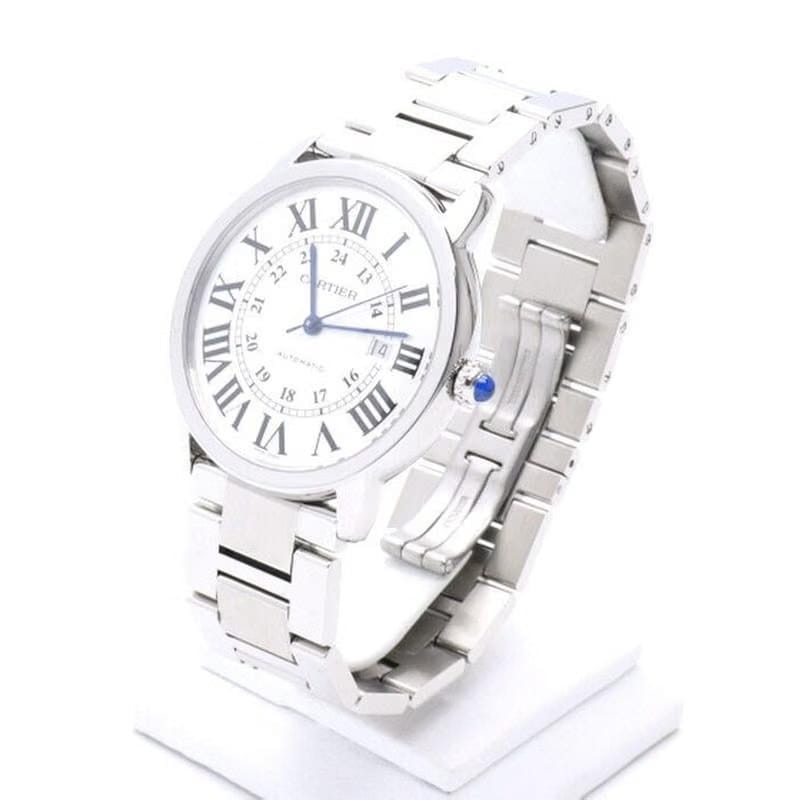 Cartier Ronde Solo de Cartier Longdsolo XL 42mm Steel Automatic Men's Watch 123456