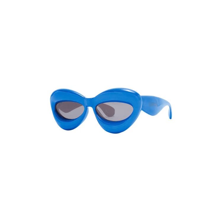 Loewe Inflated Cat Eye Sunglasses In Ink Blue