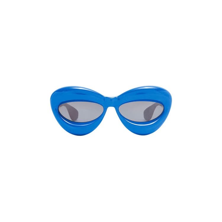 Loewe Inflated Cat Eye Sunglasses In Ink Blue