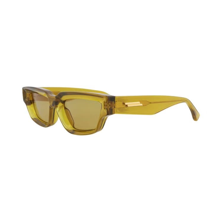 Bottega Veneta Cat Eye Sunglasses Brown/Yellow