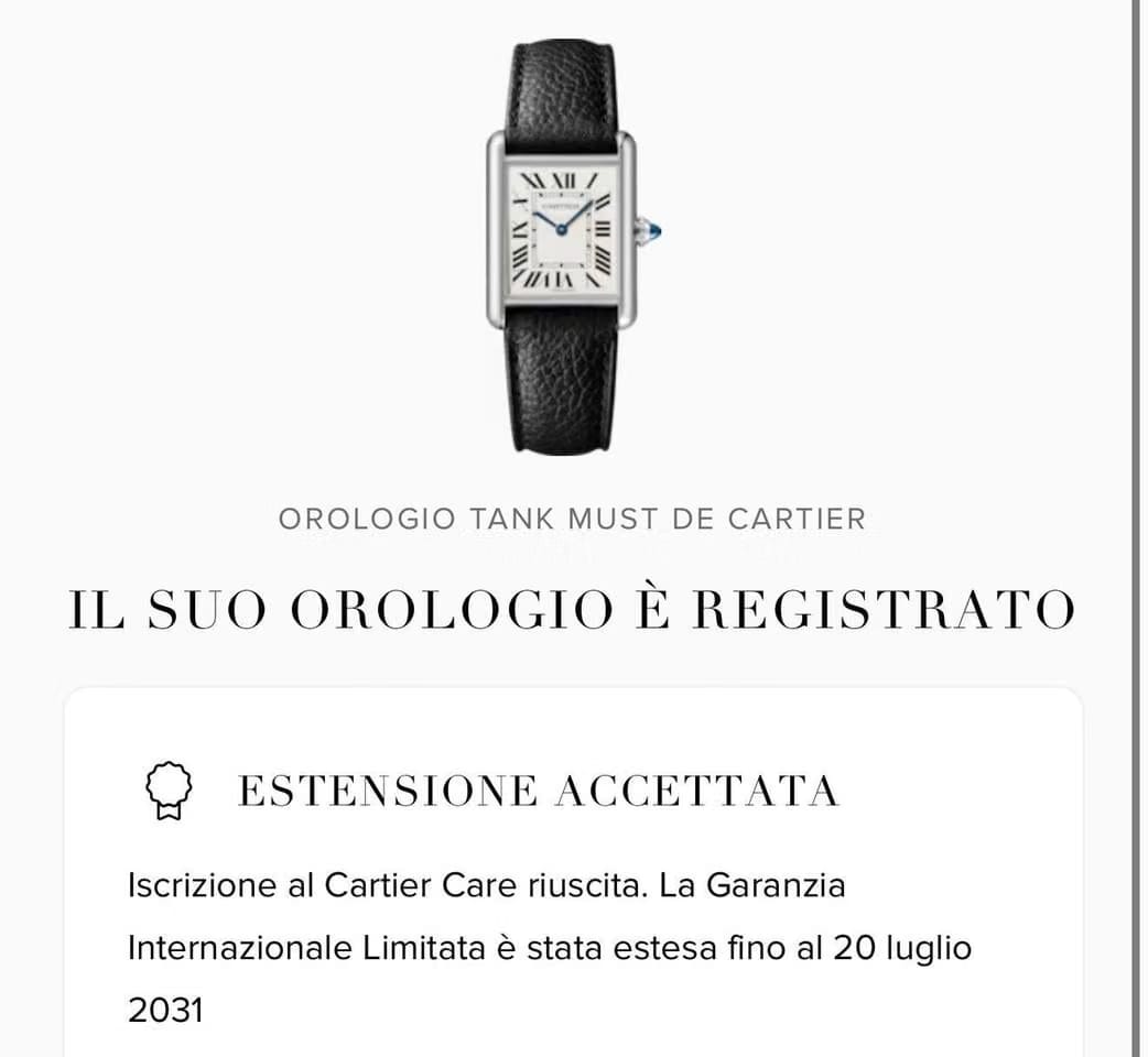 Cartier Tank