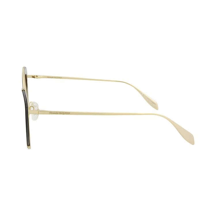 Alexander McQueen Cat Eye Sunglasses Shiny/Light/Gold