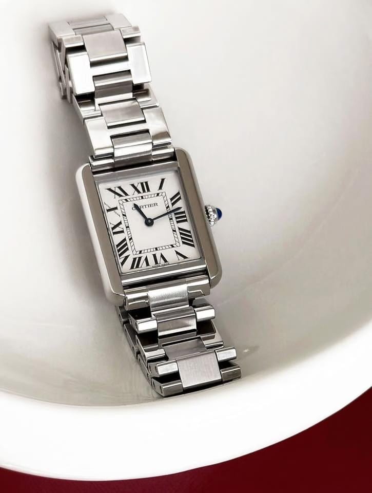 Cartier Tank Solo Steel SM Size Women's Watch