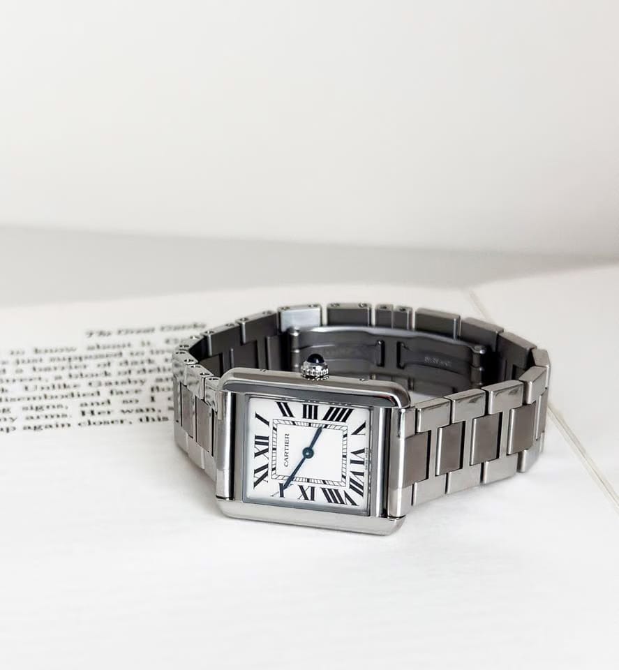 Cartier Tank Solo Steel SM Size Women's Watch