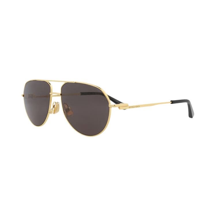 Bottega Veneta Aviator Sunglasses Gold/Grey