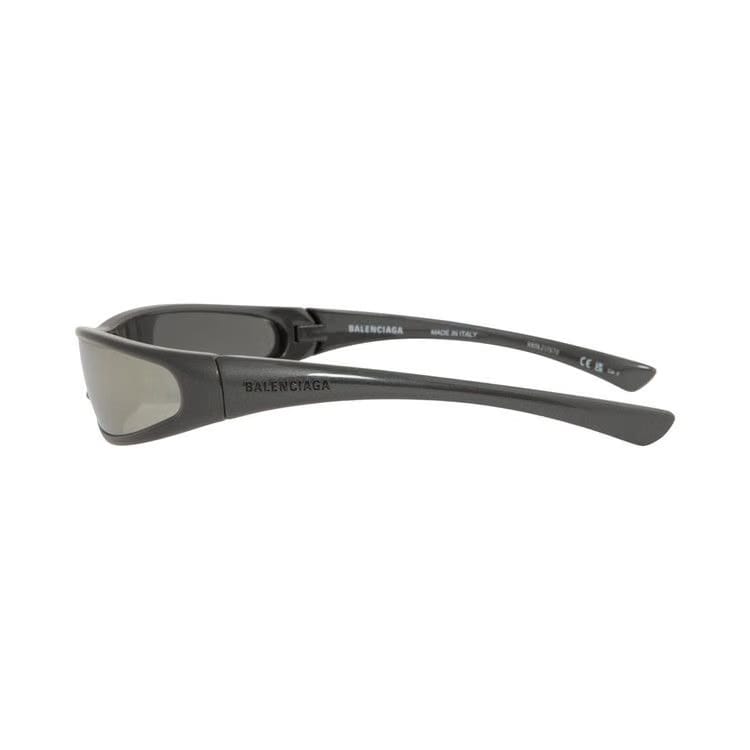 Balenciaga Blade Rectangle Sunglasses Grey/Ivory