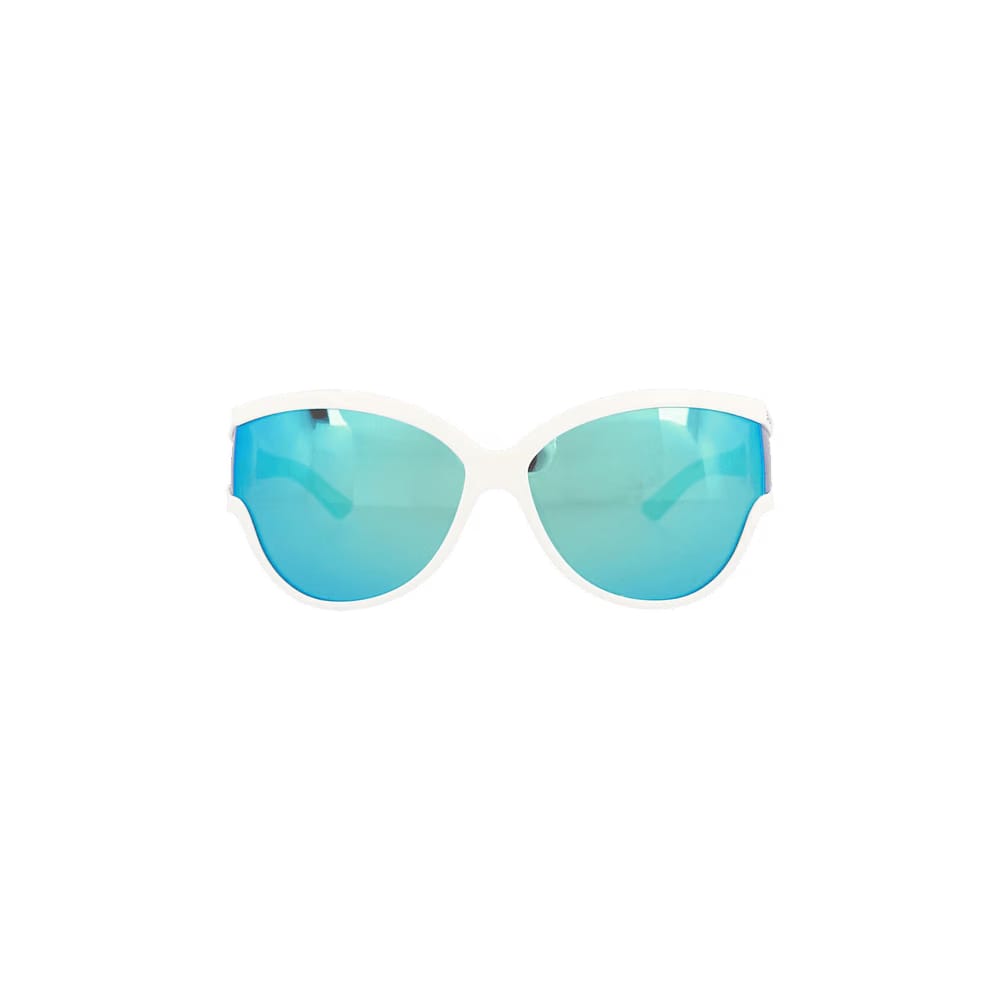 Balenciaga Round Frame Sunglasses White