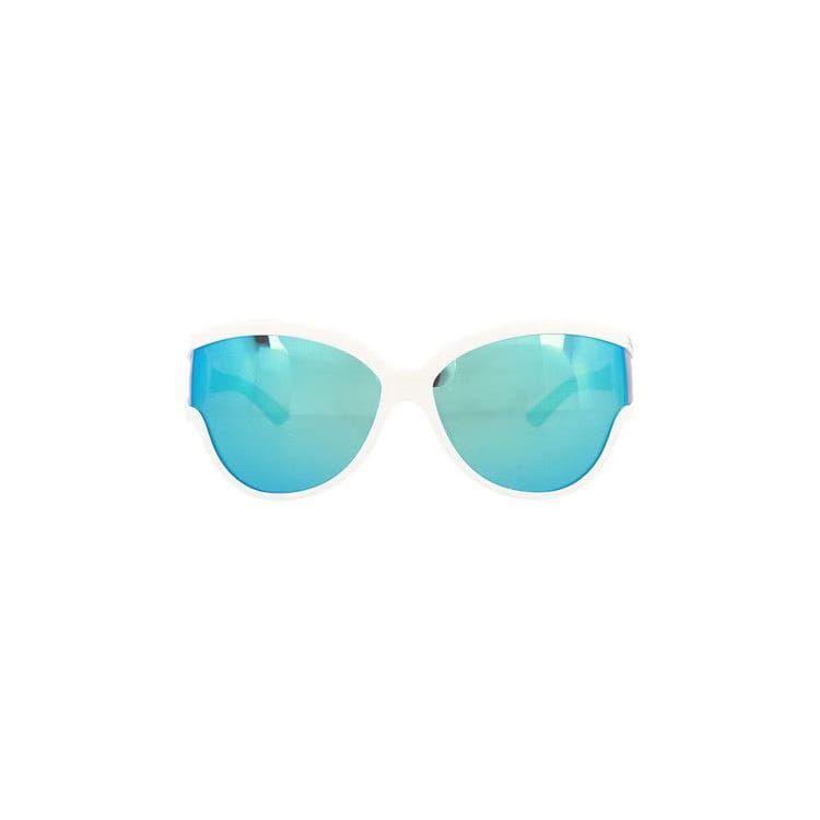 Balenciaga Round Frame Sunglasses White