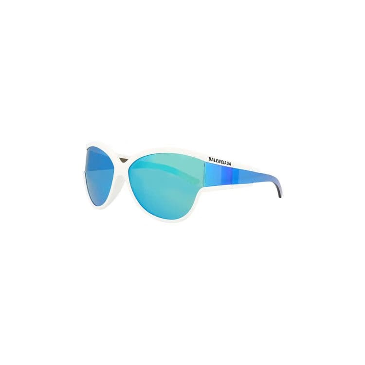 Balenciaga Round Frame Sunglasses White