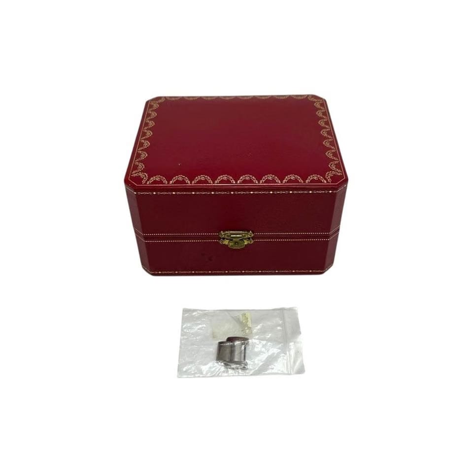 Cartier Tank Anglaise18 K Pink Gold Combi Watch XL 3507