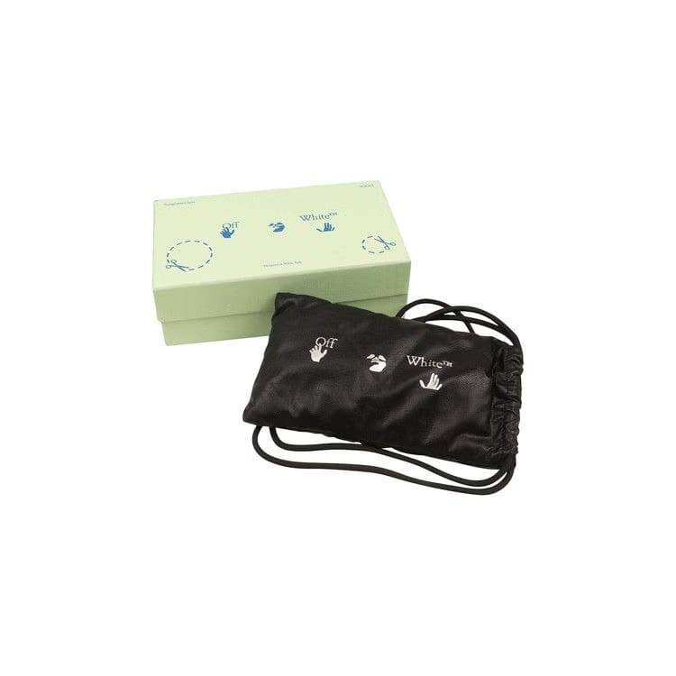 Off-White Acetate Marble Sunglasses Grey