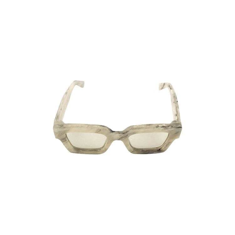 Off-White Acetate Marble Sunglasses Grey