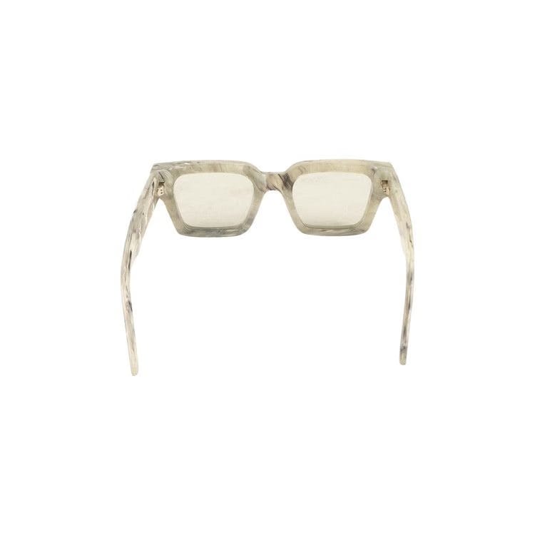 Off-White Acetate Marble Sunglasses Grey