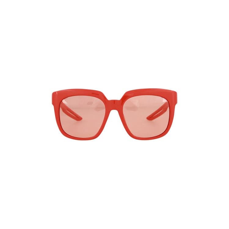 Balenciaga Round Frame Sunglasses Red