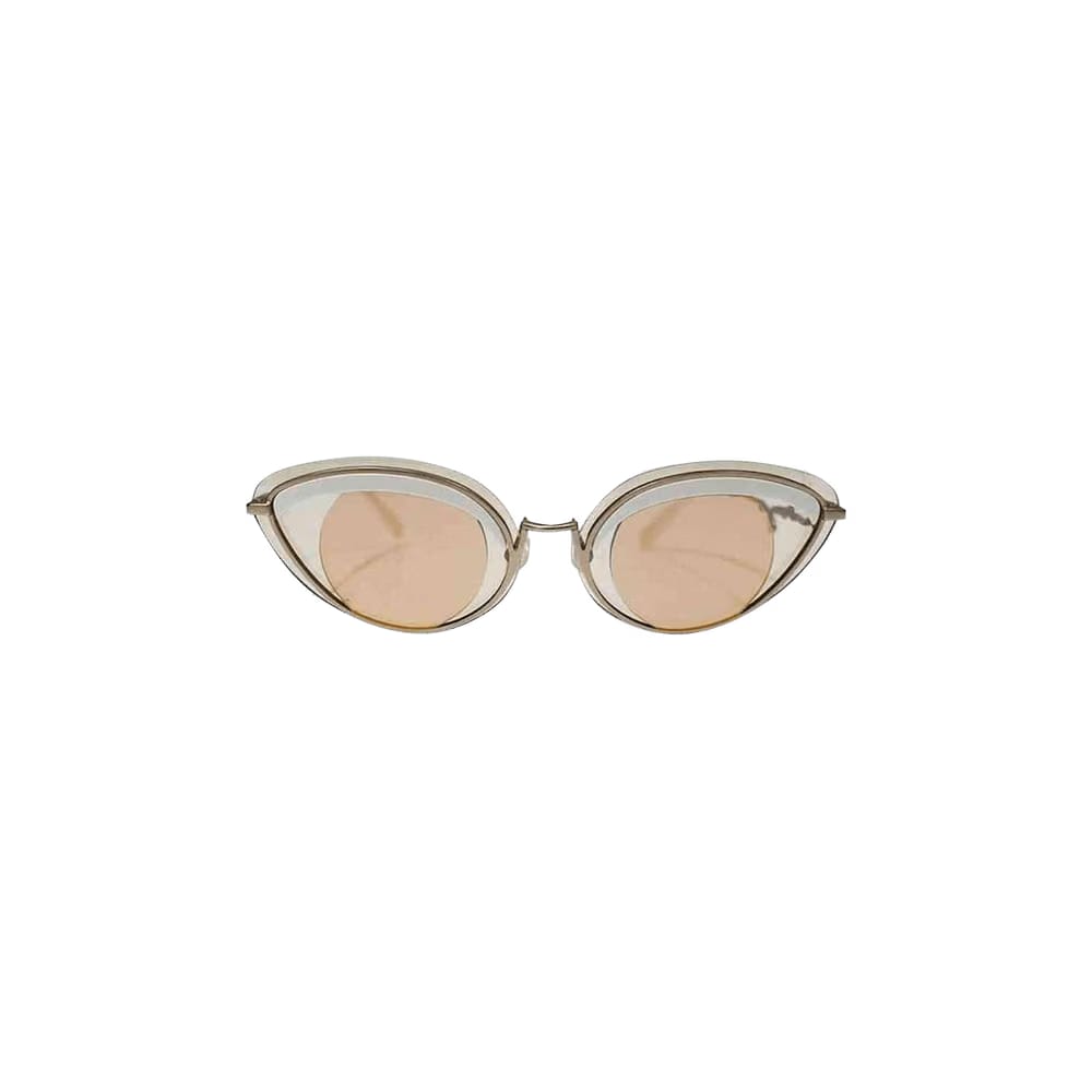 Kenzo Cat Eye Wire Sunglasses Gold/Yellow