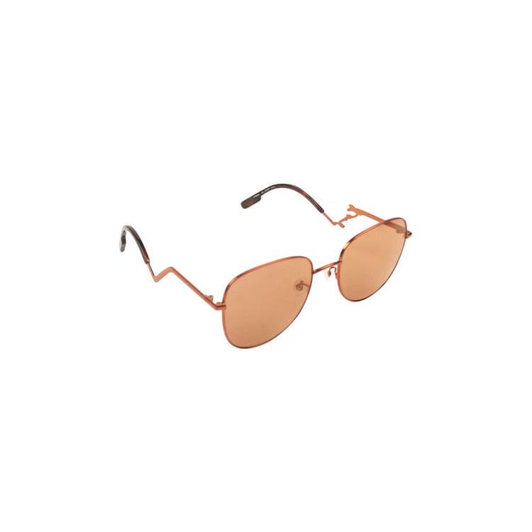 Kenzo Roviex Mirror Wire Sunglasses Orange