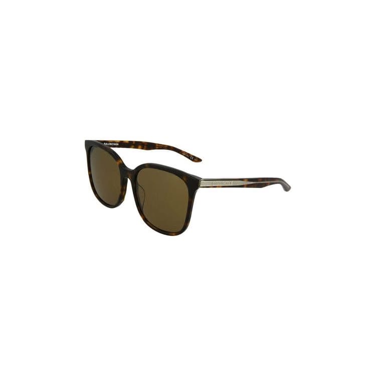 Balenciaga Oversized Square Acetate Sunglasses Brown
