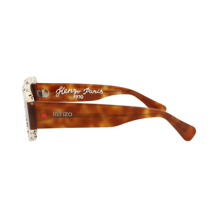 Kenzo Cat Eye Sunglasses White/Havana/Green