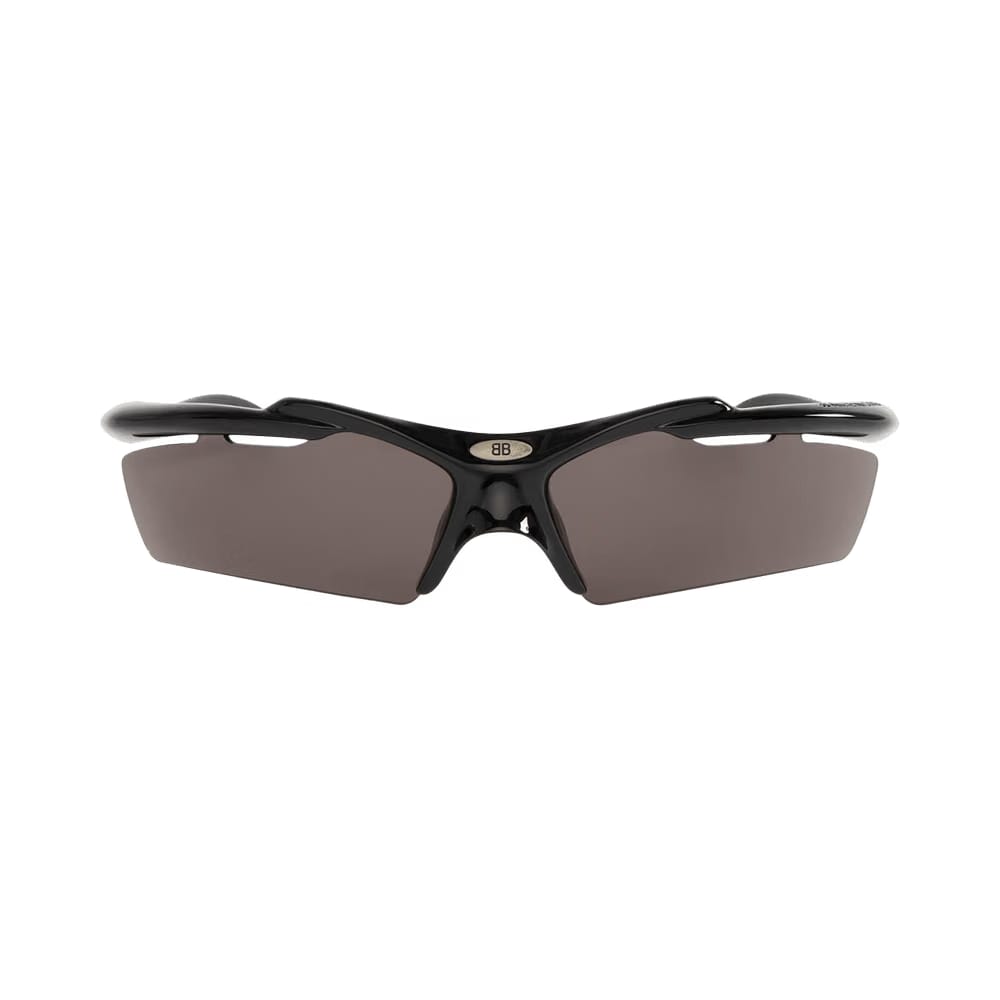 Balenciaga Turbo Rectangle Sunglasses Black