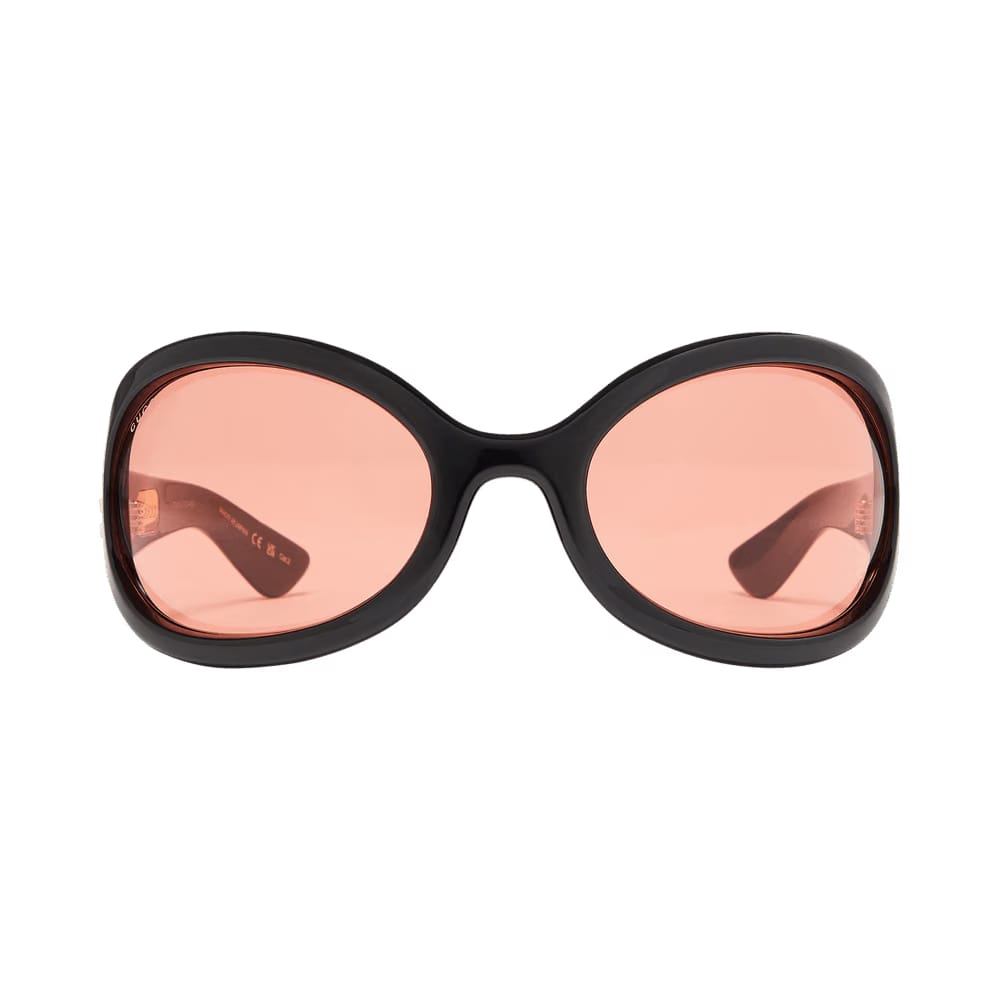 Gucci Oversized Oval Sunglasses Black