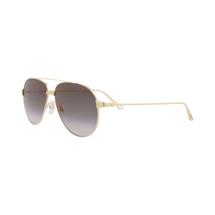 Cartier Aviator Sunglasses Gold/Grey