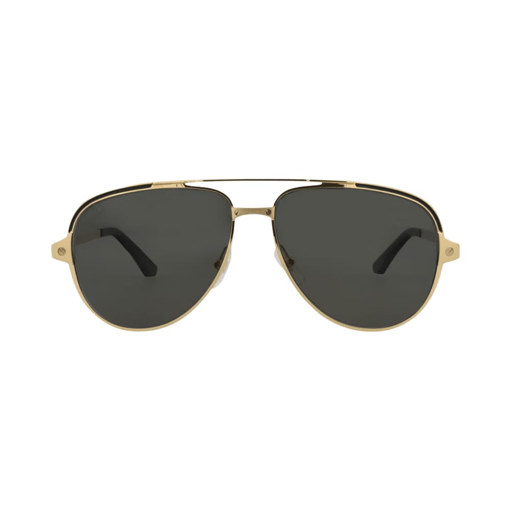 Cartier Aviator Sunglasses Gold/Grey