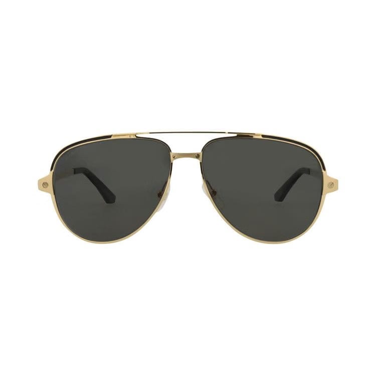 Cartier Aviator Sunglasses Gold/Grey