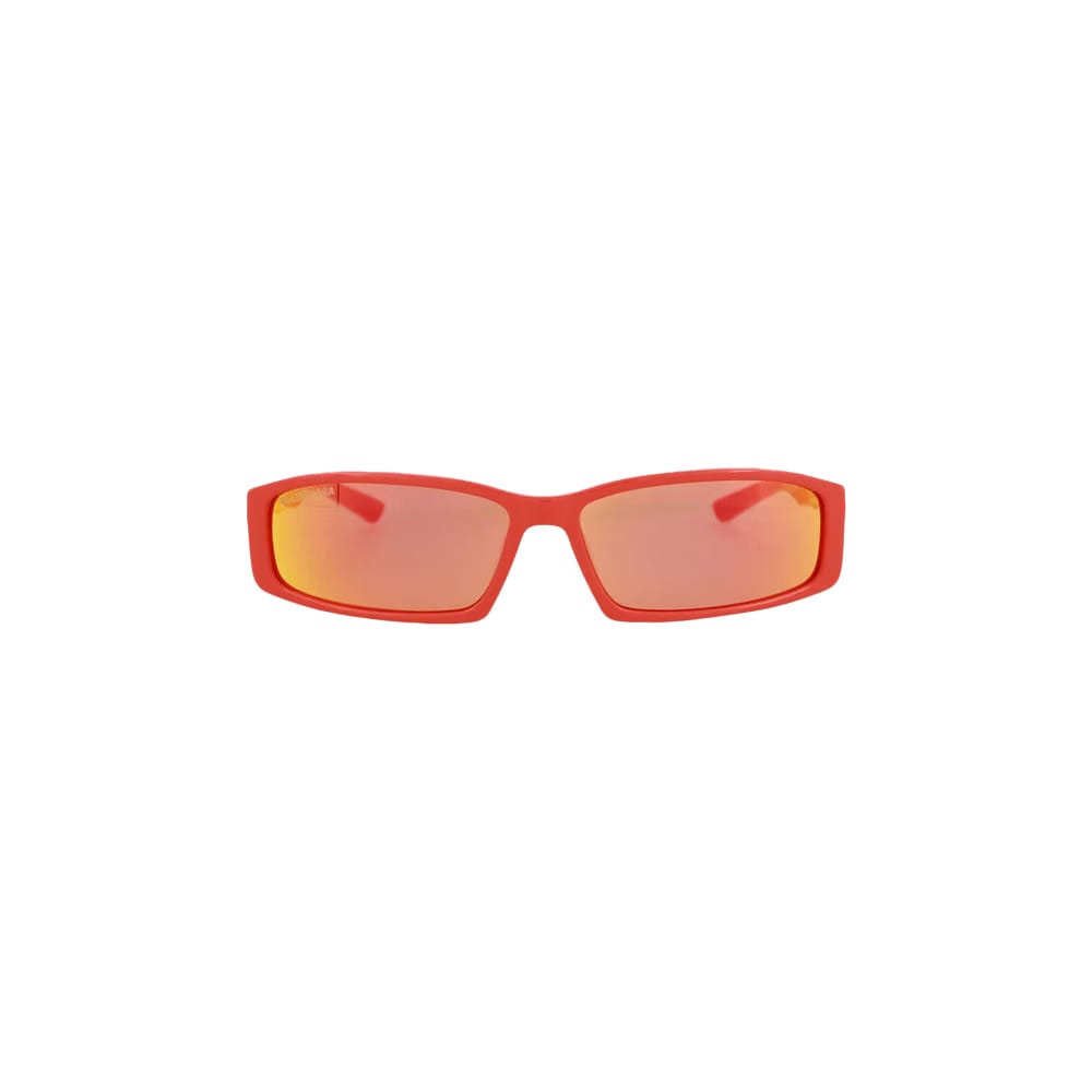 Balenciaga Square Frame Acetate Sunglasses Red