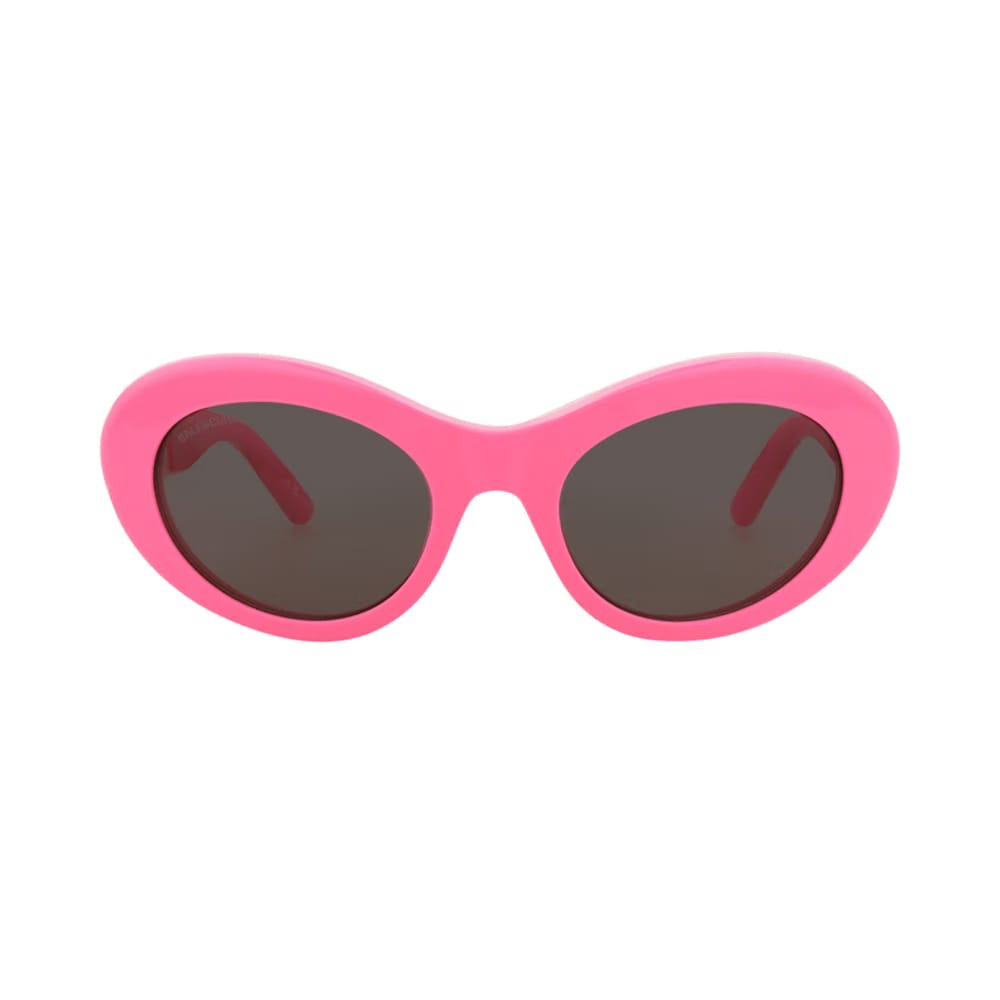 Balenciaga Round Sunglasses Pink/Grey