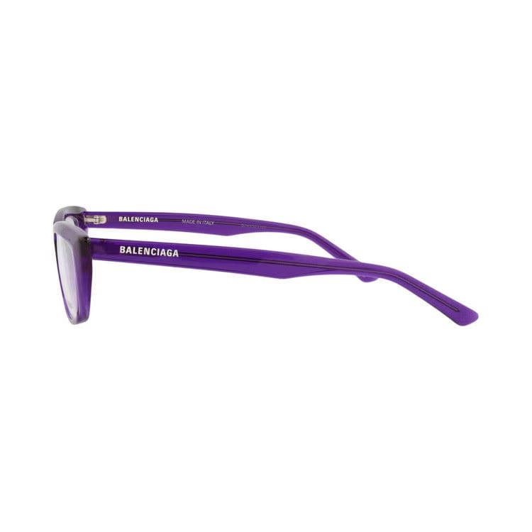 Balenciaga Cat Eye-Frame Acetate Optical Frames Violet Transparent