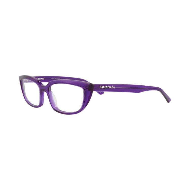 Balenciaga Cat Eye-Frame Acetate Optical Frames Violet Transparent