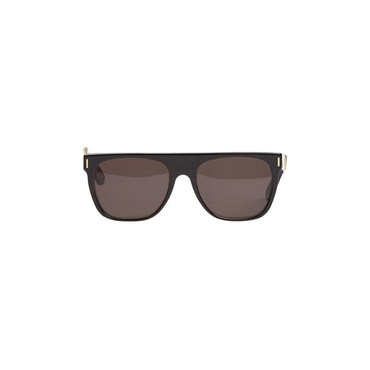 SUPER by RetroSuperFuture Flat Top Francis Sunglasses Black/Gold