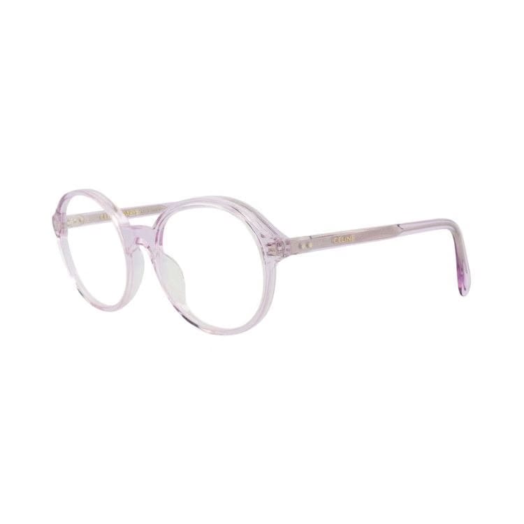 CELINE Round Optical Glasses Lilac/Transparent