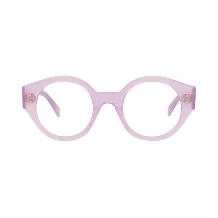 CELINE Round Optical Glasses Lilac/Transparent