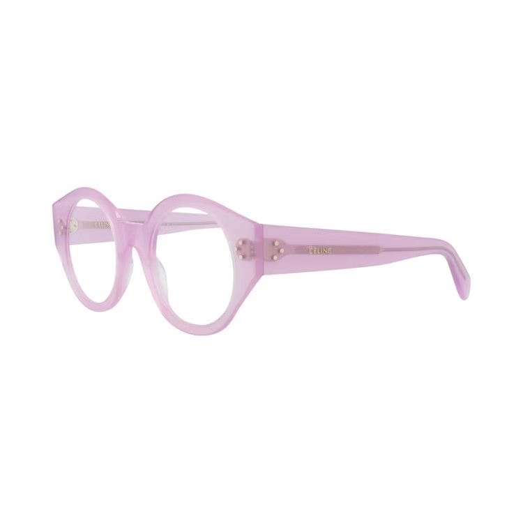 CELINE Round Optical Glasses Lilac/Transparent