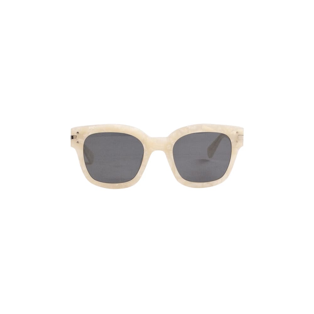 Amiri Aviator Logo Sunglasses White