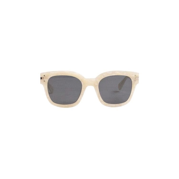 Amiri Aviator Logo Sunglasses White