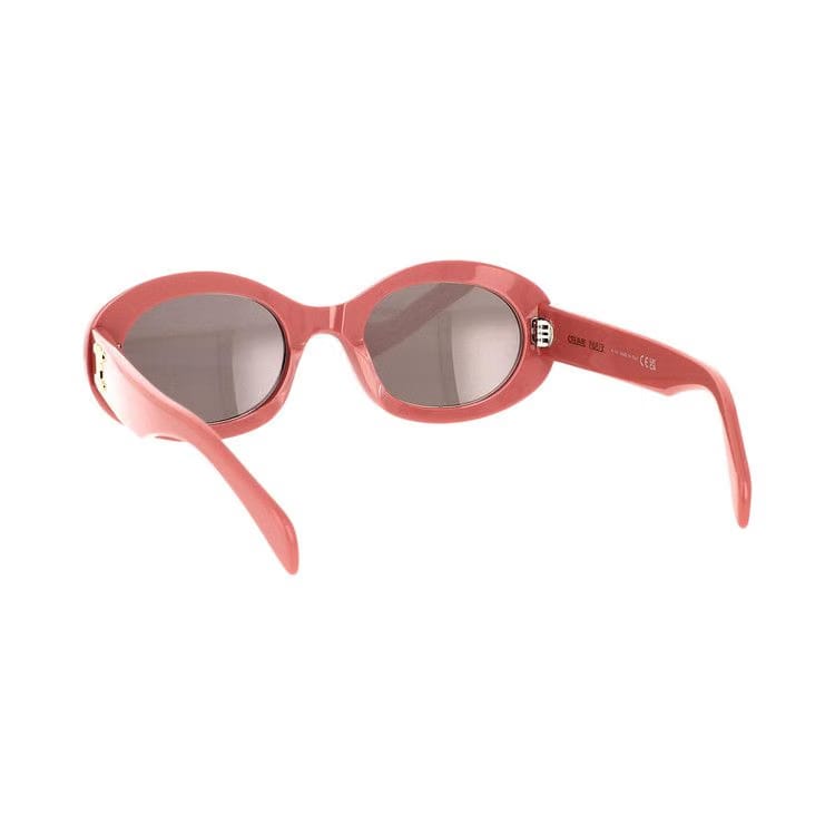 CELINE Oval Sunglasses Shiny Pink/Smoke