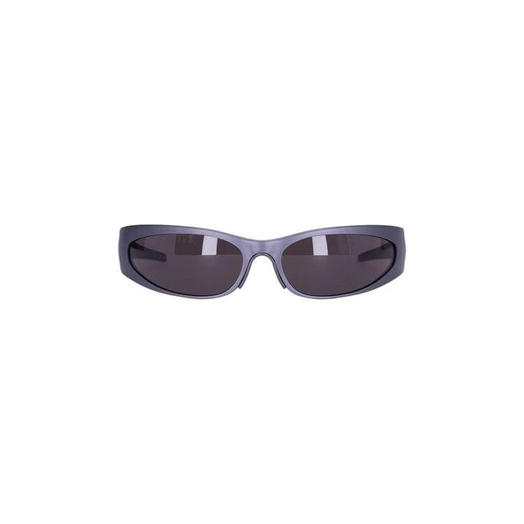 Balenciaga Reverse Xpander 2.0 Rectangle Sunglasses Dark Grey