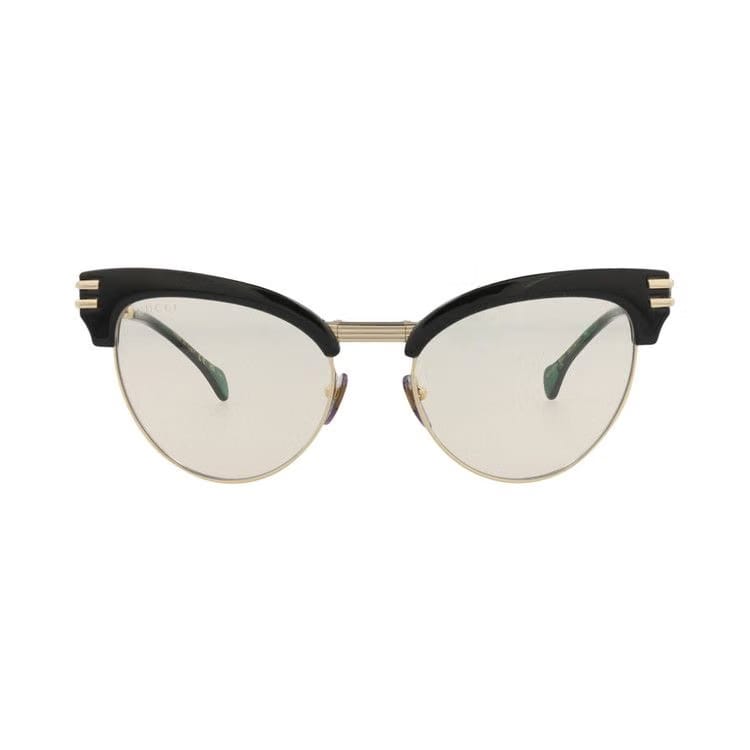 Gucci Cat Eye Injection Sunglasses Black/Gold/Yellow