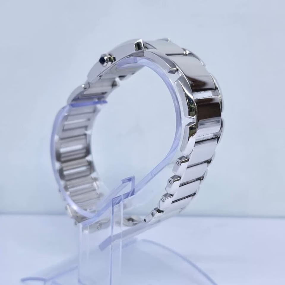 Cartier Tank Tankissime Full White Gold with Silver Roman Dial