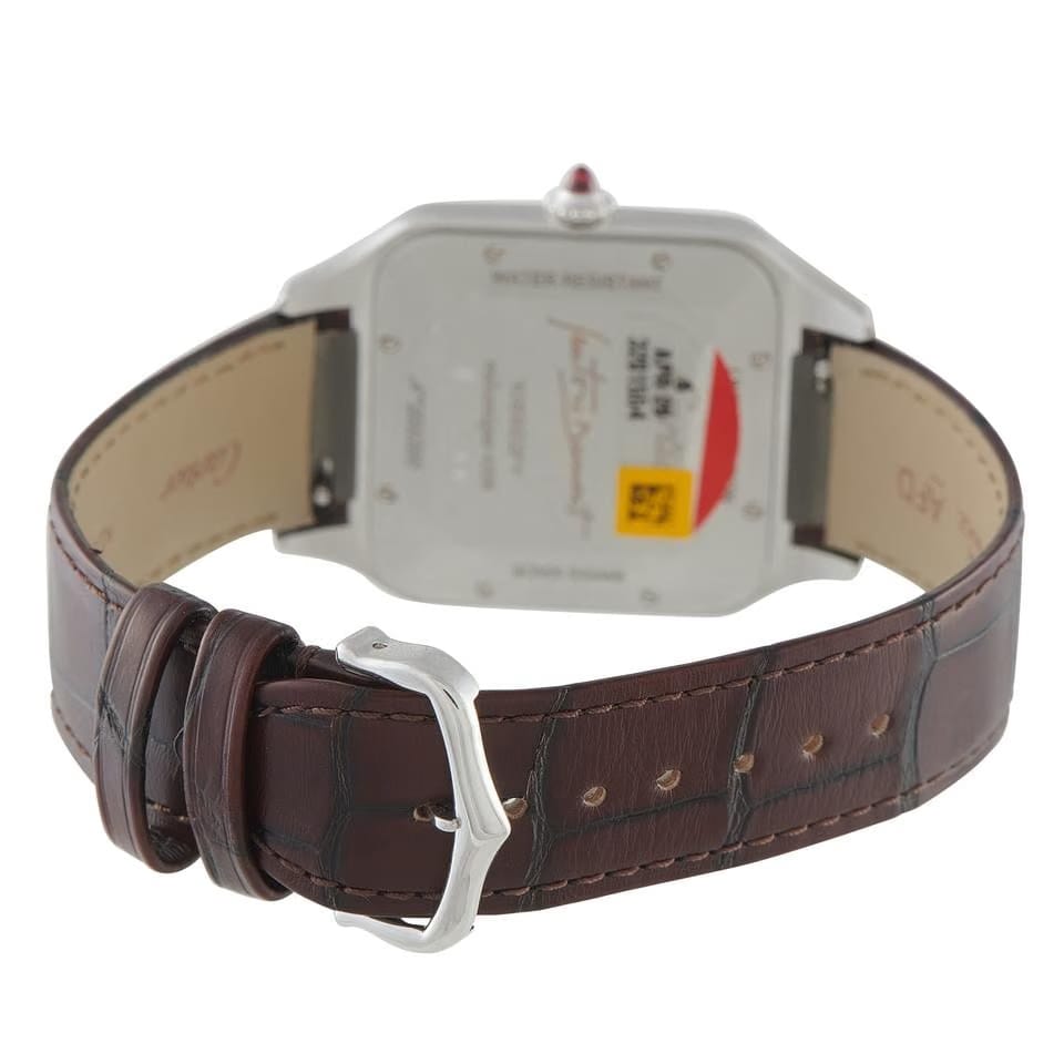 Cartier Santos Dumont XL Copper Dial Platinum Watch WGSA0113 wgsa0113