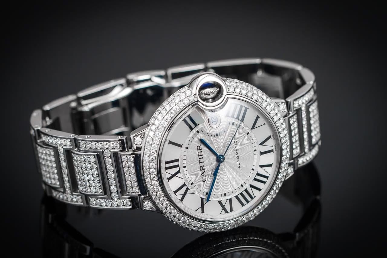 Cartier Ballon Bleu 42mm FULL ICED 42mm