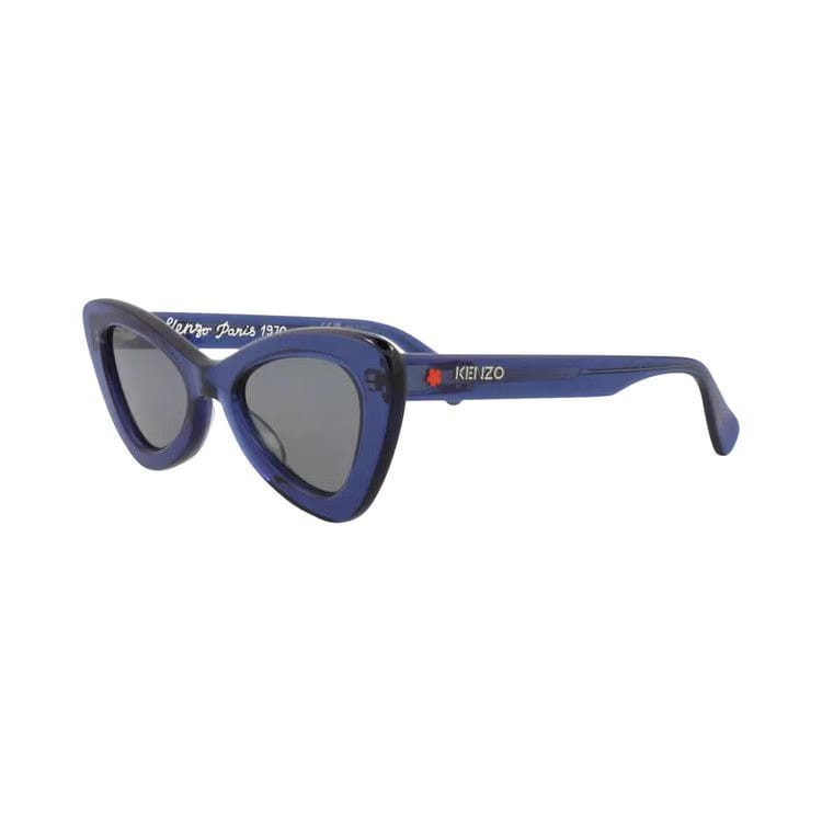 Kenzo Cat Eye Sunglasses Blue/Smoke