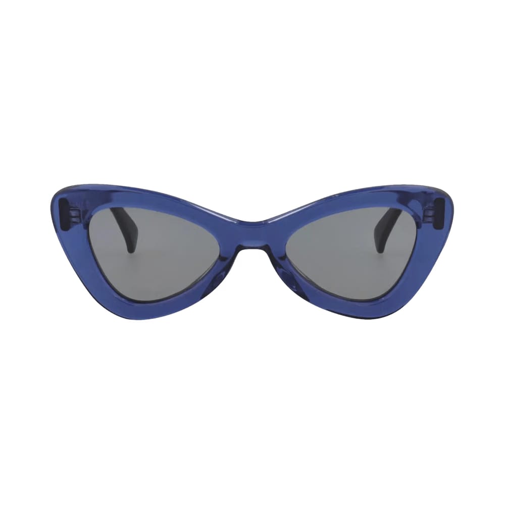 Kenzo Cat Eye Sunglasses Blue/Smoke
