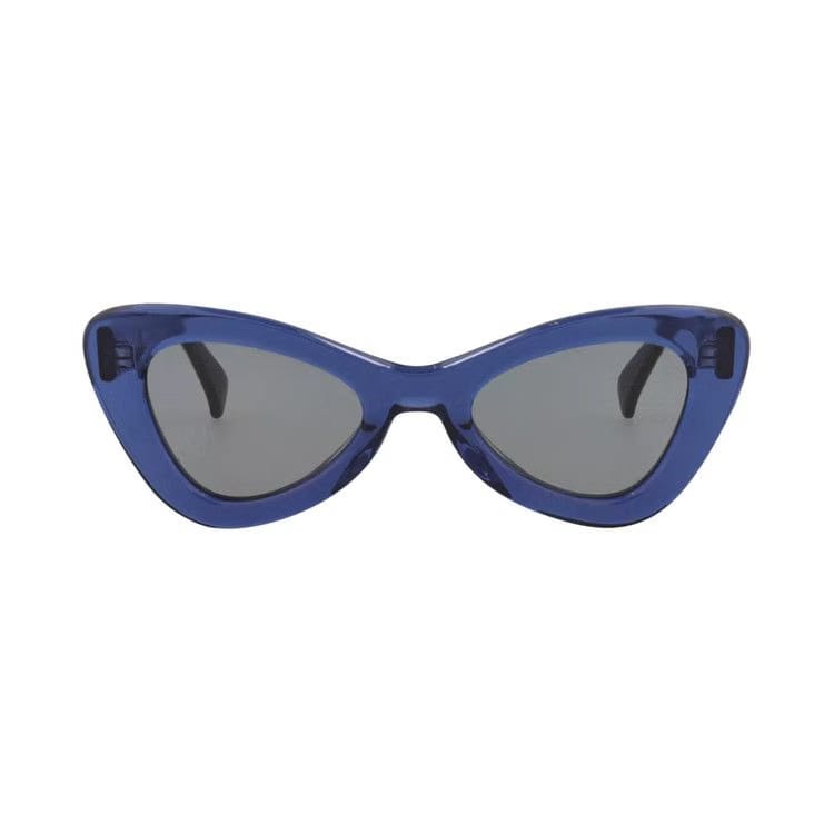 Kenzo Cat Eye Sunglasses Blue/Smoke