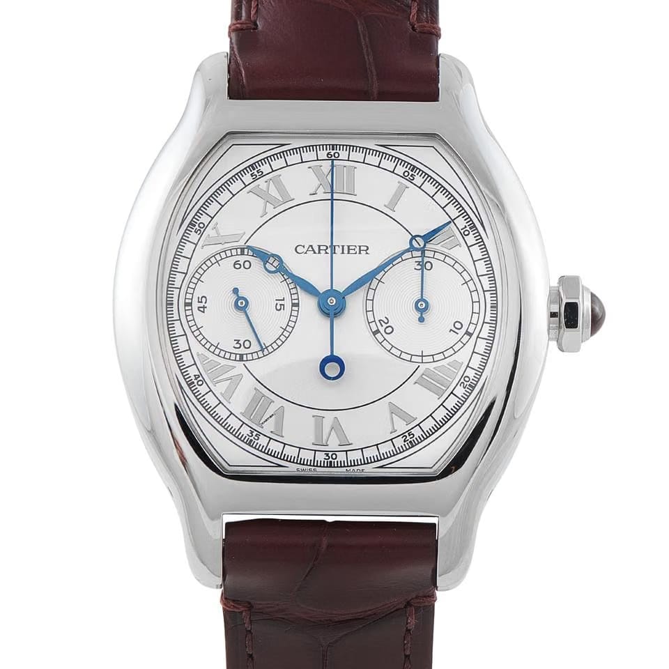 Cartier Tortue Privé Tortue Platinum Watch whto0008