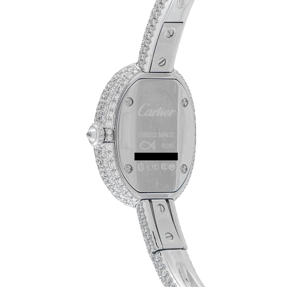 Cartier Baignoirede Cartier Diamond and 18 K White Gold Watch HPI01773 hpi01773